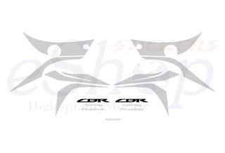 Αυτοκόλλητα σετ για Honda CBR 1000RR Fireblade Λευκή έκδοση 2009