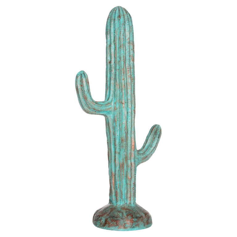 ΔΙΑΚΟΣΜΗΤΙΚΟΣ ΚΑΚΤΟΣ ΔΑΠΕΔΟΥ CACTUS HM4386.03L ΓΥΨΟΣ ΣΕ ΤΙΡΚΟΥΑΖ 63x37x150Υεκ.