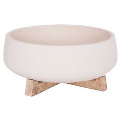 ΓΛΑΣΤΡΑ ΕΣ.ΧΩΡΟΥ FRELLO HM4674.02M ΛΕΥΚΟ FIBER CEMENT--TEAK ΒΑΣΗ 27x26,5x12Υεκ.