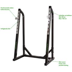 Tunturi WT40 Ορθοστάτες Βάση Squat Rack-thumb-5
