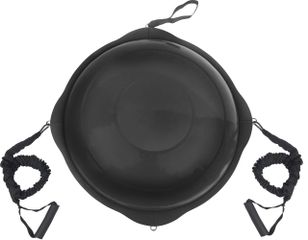 AMILA Balance Ball με Ξύλινη Βάση Mat Black 63cm