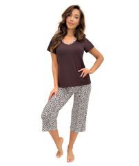 Πιτζάμα ZOYA 3/4 Λεοπάρ