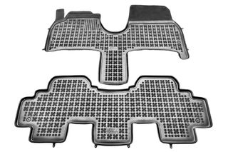 Λαστιχένια πατάκια PEUGEOT 807 (2002-2014) / CITROEN C8 I (2005-2012) / LANCIA Phedra / FIAT Ulysse (2002-2010) - τύπου σκαφάκι - 2τμχ., Rezaw Plast