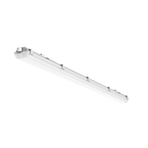 Φωτιστικό Στεγανό IP65 για 2x30W LED Tube 1.50m PC Γκρι Value