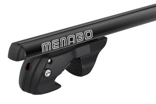 MENABO ΜΠΑΡΕΣ ΟΡΟΦΗΣ ΑΛΟΥΜΙΝΙΟΥ SHERMAN BLACK 120 cm ΣΕ ΜΑΥΡΟ ΧΡΩΜΑ ΓΙΑ Ford Mondeo I Station Wagon 5 doors 1993>2000 ΜΕ RAISED RAILS (Παράλληλες Μπάρες με Κενό) - 2 ΤΕΜ. (12280/MB)-thumb-1