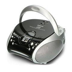 LENCO 246-0019 Φορητό Ηχοσύστημα με CD / MP3 / Ραδιόφωνο σε Μαύρο Χρώμα (SCD-24 BLACK/SILVER)