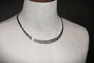 Κολιέ Μέανδρος μαρκασίτης πετρώματα Ασήμι sterling silver 925 - SBTS075