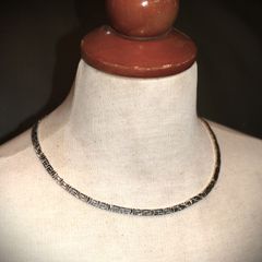 Κολιέ Μέανδρος Ασήμι sterling silver 925 - εκποίηση SBTS076