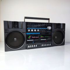 Rising RC-1616 Boombox Ραδιοκασετόφωνο 62cm Made in Japan Vintage Retro Rare Project 80s