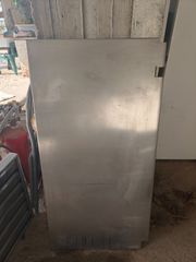 Πάγκος εργασίας από κάτω ξύλινος με επένδυση inox