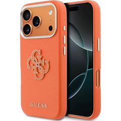 Guess Fw Resin Logo Back Cover Θήκη για Apple iPhone 17 Pro - Orange