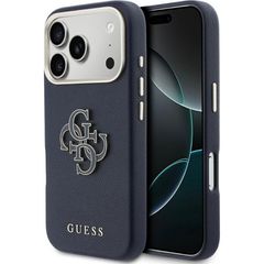 Guess Fw Resin Logo Back Cover Θήκη για Apple iPhone 17 Pro - Blue