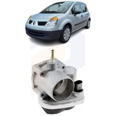 Σώμα πεταλούδας γκαζιού για Renault Modus 2005 2006 2007 2008 2009 2010 2011 2012 2013 8200171134