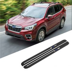 ΣΚΑΛΟΠΑΤΙΑ SUBARU FORESTER BLACK ALUMINIUM RUNNING BOARD SIDE STEPS S5 2018+