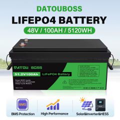 8x Νέα LiFePO4 Μπαταρία 48V 5kW 200A BMS – Solar / Camper / Marine