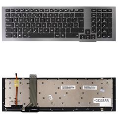 Teclado Español para Portátil - Spanish Laptop Keyboard για Asus ROG G75 G75V G75VX G75VW G75VW-1A G75VW-AH71 V126262CS2 V126262CK2 0KNB0-9413US00 0KNB0-9414FR00 0KN0-MB1FR11 ES Backlight Black Gray F