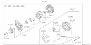 ΠΥΚΝΩΤΗΣ ΔΥΝΑΜΟ NISSAN D21 C23  N14   2321664J02
