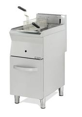 Φριτέζα αερίου επιδαπέδια διπλή 15+15 lt 80x70x85εκ
