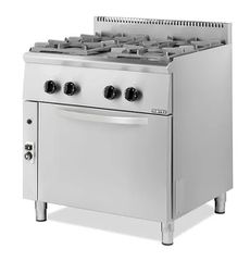 Κουζίνα αερίου 4 εστίες με φούρνο 80x70x85εκ