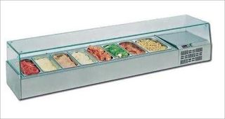 Βιτρίνα Επιτραπέζια Για 8Gn 1/4 180x33,5x43,5Cm VETRO3 - Καινούργιο.