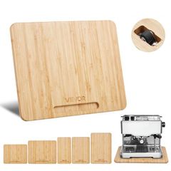 Slider συσκευής VEVOR, Μικρός 10,5 x 13 ιντσών, κυλιόμενος συρόμενος δίσκος με ελαστικούς τροχούς & κούφια λαβή, εύκολος καθαρισμός, κυλιόμενος δίσκος συσκευής για καφετιέρα, πάγκος κουζίνας, φυσικό ξ