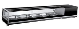 Βιτρίνα Ψυχόμενη Επιτραπέζια Sushi Bar 5 Θέσεων 1/3Gn 135,2x42,5x29,5Cm DYNAMIC - Καινούργια.