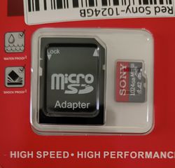 Micro SD κάρτα 1 Tb καινούργια σφραγισμένη Sony