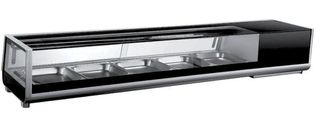Βιτρίνα Ψυχόμενη Επιτραπέζια Sushi Bar 6 Θέσεων 1/3Gn 152,9x42,5x29,5Cm DYNAMIC - Καινούργια.