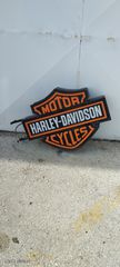 HARLEY DAVIDSON ΠΙΝΑΚΙΔΑ ΦΩΤΙΖΟΜΕΝΗ ΜΕΤΑΛΛΙΚΗ 80X60X16-thumb-1