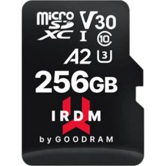 Κάρτα Μνήμης GoodRam IRDM 128GB microSD UHS-I U3 A2 V30 με Αντάπτορα SD