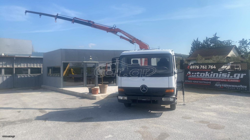 Ανατροπή + Γερανός Mercedes-Benz 2004 ATEGO 818 ΑΝΑΤΡ.+ΓΕΡΑΝΟΣ 10Μ 2ΥΔΡ.+2ΜΗΧ.