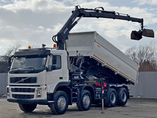 Ανατροπή + Γερανός Volvo 2009 FM 440 * HIAB 166 B - 3 HIDUO * 8x4-thumb-5