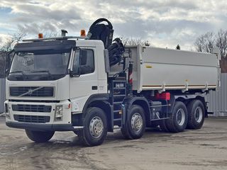 Ανατροπή + Γερανός Volvo 2009 FM 440 * HIAB 166 B - 3 HIDUO * 8x4-thumb-7