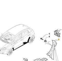 ΜΑΣΠΙΕ ΠΛΑΣΤΙΚΟ ΕΣΩΤΕΡΙΚΟ ΠΙΣΩ ΔΕΞΙΟ FIAT GRANDE PUNTO 2005-2012 735410557, 0735410557 ΕΙΔΙΚΗ ΤΙΜΗ ΚΑΙΝΟΥΡΙO ΓΝΗΣΙO  !!!