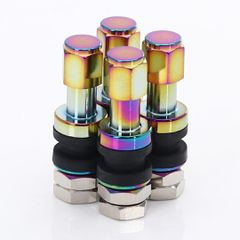 Βαλβίδες Αέρα Ελαστικών Αλουμινίου - Japan Racing - Neo Chrome - 4 Τμχ (JRAV2-N)
