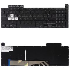Teclado Español para Portátil - Spanish Laptop Keyboard για Asus TUF Gaming FA507 FX517 FX707 FA507R FX507Z FA706P 0KNR0-691DUS00 ES No Frame Backlight Black ( Κωδ.41244ESBLNOFR )