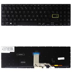 Teclado Español para Portátil - Spanish Laptop Keyboard για Asus VivoBook 15 S533 X513 M513 M5600IA S15 S533UA S533EA M513U M513UA M513IA X513EA X513EP X513EQ 90NB0SG4-R31FR0 ES No Frame Backlight Bla