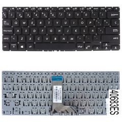 Teclado Español para Portátil - Spanish Laptop Keyboard για Asus VivoBook 14 X409DA X409UA X412FA X412DA X412DAP X412FAC X412FAG X412FL X412DK X412UA X412UB 0KNB0-2612US00 V182962CS1 ES No Frame Black