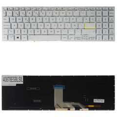Teclado Español para Portátil - Spanish Laptop Keyboard για Asus VivoBook 15 S533 X513 M513 M5600IA S15 S533UA S533EA M513U M513UA M513IA X513EA X513EP X513EQ 90NB0SG4-R31FR0 ES No Frame Backlight Sil
