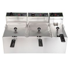 Φριτέζα ηλεκτρική 7+7+4 Lt τριπλή    2 x 3.8 kW + 1 x 2.7 kW, 230V/50Hz
