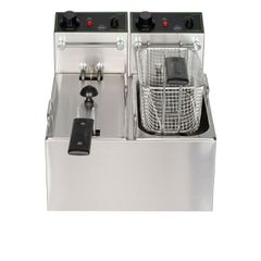 Φριτέζα ηλεκτρική 4+4 Lt διπλή Διαστάσεις:	350 × 400 × 330 mm