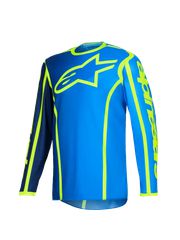Μπλούζα Αντρική ALPINESTARS  Fluid Apex Jersey Μπλε-Κίτρινη