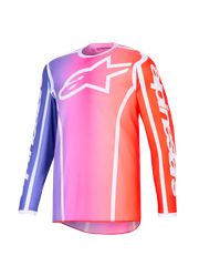 Μπλούζα Αντρική ALPINESTARS  Fluid Apex Jersey Κόκκινο-Ροζ-Μωβ-Άσπρο