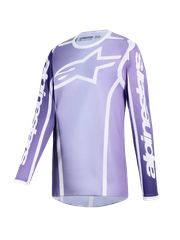 Μπλούζα Γυναικεία ALPINESTARS Stella Fluid Apex Jersey Μωβ-Άσπρη
