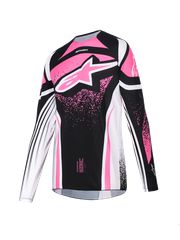 Μπλούζα Γυναικεία ALPINESTARS  Stella Techstar Nomur Jersey Μαύρη-Ροζ-Άσπρη