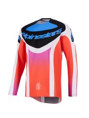 Μπλούζα Αντρική ALPINESTARS  Techstar Knif Jersey Μαύρη-Γκρι-Πορτοκαλί