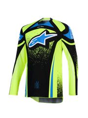 Μπλούζα Αντρική ALPINESTARS  Techstar Nomur Jersey Μπλε-Κίτρινη