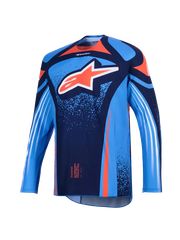 Μπλούζα Αντρική ALPINESTARS  Techstar Nomur Jersey Μπλε-Πορτοκαλί