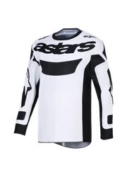 Μπλούζα Αντρική ALPINESTARS  Racer Riway Jersey Άσπρη-Μαύρη