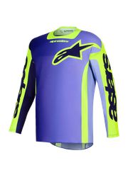 Μπλούζα Αντρική ALPINESTARS  Racer Portl Jersey Μωβ-Κίτρινη